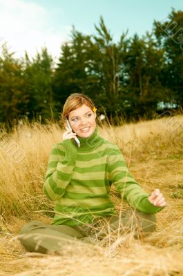 Woman Mountains Outdoors