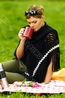 Woman on Picnic