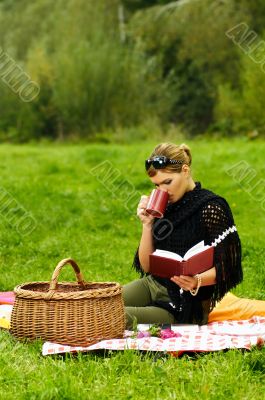 Woman on Picnic