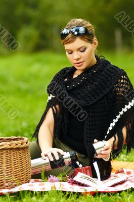 Woman on Picnic