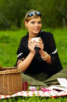 Woman on Picnic