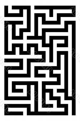 Black and White Maze