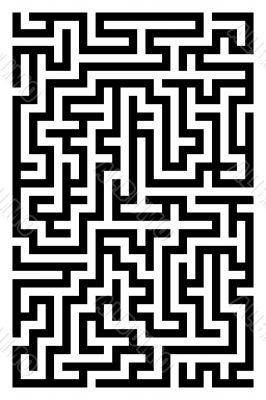Black and White Maze