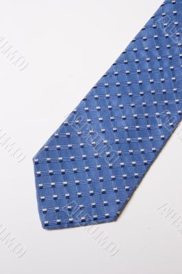 single blue tie
