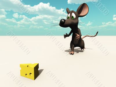 mouse chase outdoors