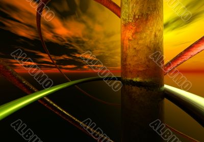 3d abstract background