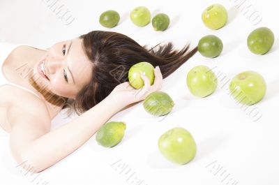 Girl With Fruit 8
