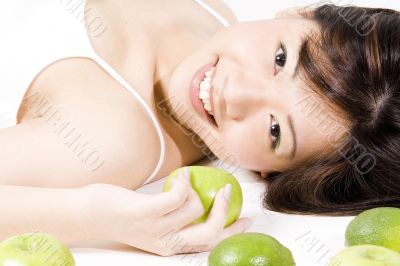 Girl With Fruit 2