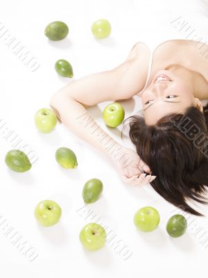 Girl With Fruits 7