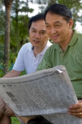 Reading Paper Outside