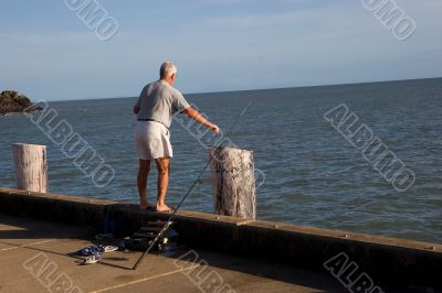 senior fisherman