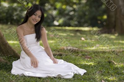 Asian Bride Outdoors 2