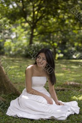 Asian Bride Outdoors 3
