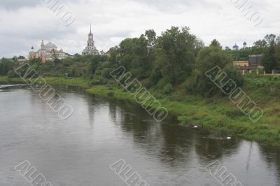 Russian church and bike