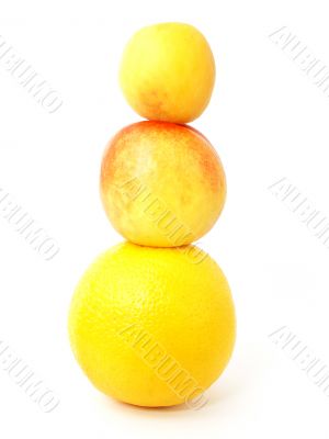 tower from fruits
