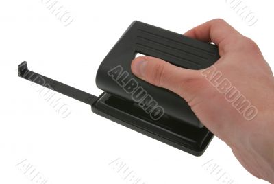 hand holding punch