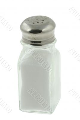 saltshaker on pure white background