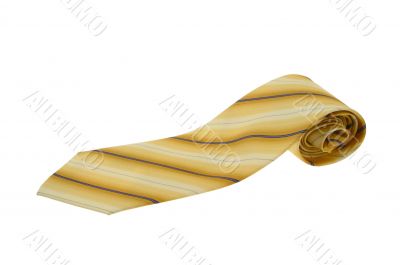 tie - pure white background