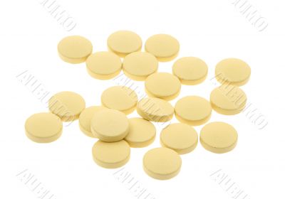pills on white