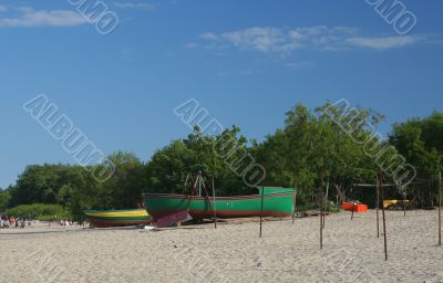 old fishing boats