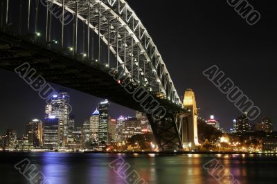 Sydney Harbour Bridge At Night