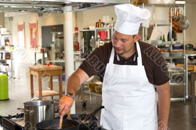 Preparing pasta