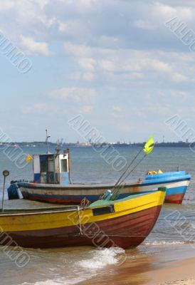 old fishing boats