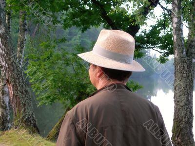 Man wearing a hat