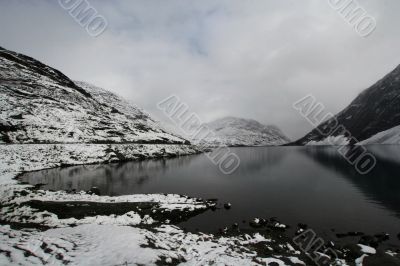 Highly in mountains of Norway