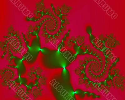 Fractal Christmas cactus