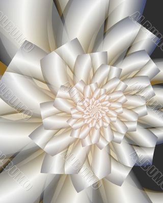 A fractal wedding bouquet