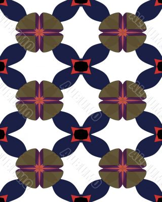 Cross and petals paper