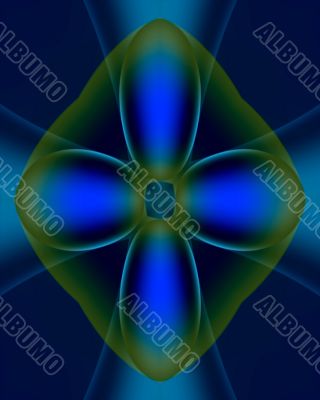 Glowing cross
