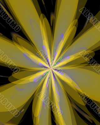 Neon daisy