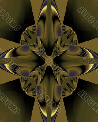 Embossed cross