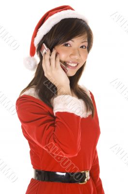 Santarina On The Phone