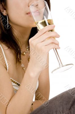 Sipping Champagne