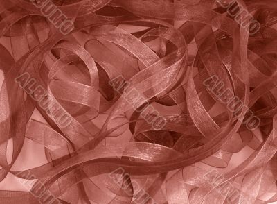 sepia ribbon background