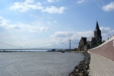 Church by the river.