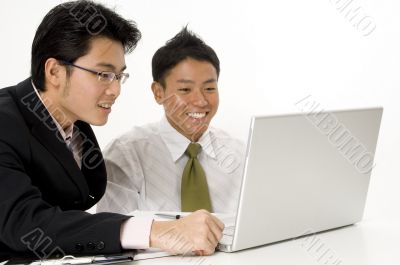 Happy Laptop Business