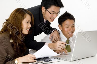 Happy Business Team