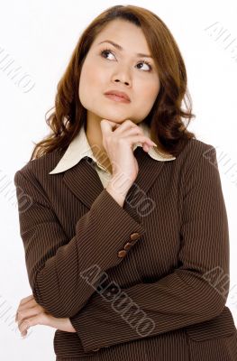 Thoughtful woman