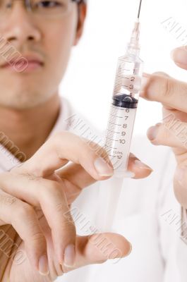 Flicking Syringe