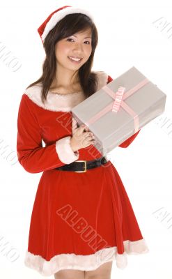 Miss Santa and Present