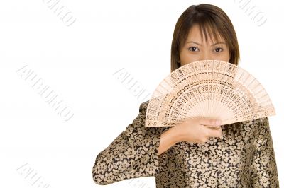 Girl and Fan 4