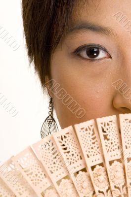 Asian Girl and Fan 5