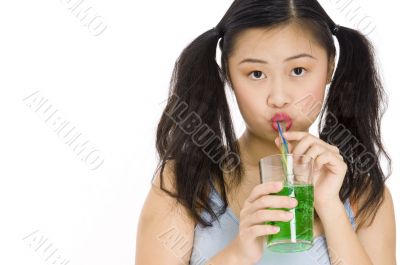 Girl Drinking