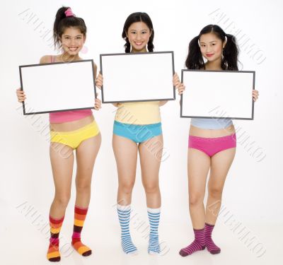 Signs and Colorful Girls