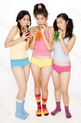 Girls Drinking