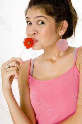 Cute Fun Candy Girl